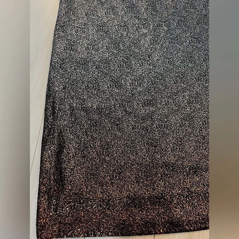 NWT Julia Jordan Ombré Sparkle Dress Silver/Bronze Size 6 - Picture 4 of 7